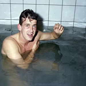 Gary MacKay in the team bath January 1989