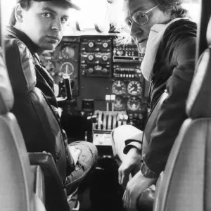 Gary Numan Pop Star (L) Feb 1982 and the tense nervous figure of Bill Marshall Gary Numan Pop Star (L) Feb 1982 and the tense nervous figure of Bill Marshall