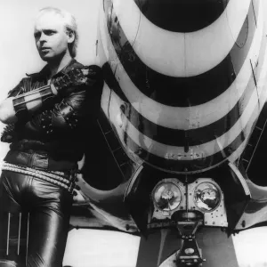 Gary Numan Pops Star with the T33 shooting stars July 1983 Gary Numan Pops Star with the T33 shooting stars July 1983