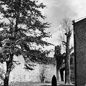 The gateway to Macroom Castle, County Cork 8th May 1935