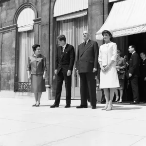 The de Gaulles & The Kennedys during the American President The de Gaulles & The Kennedys during the American President