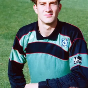 Gavin Ward, Gardien de but du Cardiff City, 1989 - 1993. 59 Apparitions. Circa 1992 Gavin Ward, Gardien de but du Cardiff City, 1989 - 1993. 59 Apparitions. Circa 1992
