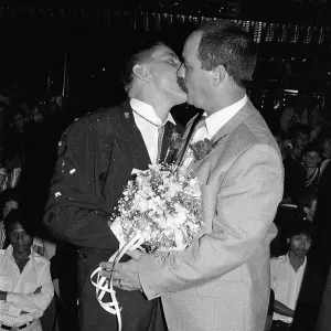 Gay wedding event. 17th August 1987
