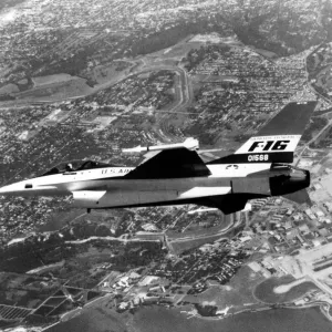 Das Prototypflugzeug der General Dynamics F-16 Kampfflugzeugjäger, circa 1978 Das Prototypflugzeug der General Dynamics F-16 Kampfflugzeugjäger, circa 1978