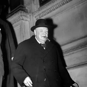 General Election Print: Churchill and Woolton, February 1950