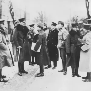 General Hoffmann, Head of the German peace delegation at Brest Litovsk in March 1918
