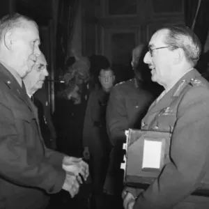General Marshall (chief of staff U. S. army) Admiral Leahy General Marshall (chief of staff U. S. army) Admiral Leahy