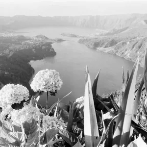 General Mountain Views of Terceira Island, in the Azores archipelago, North Atlantic