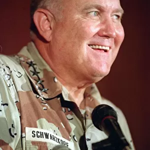 General Norman Schwarzkopf. a. k. a "Stormin Norman"