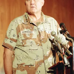 General Norman Schwarzkopf, commander of United States Central Command General Norman Schwarzkopf, commander of United States Central Command