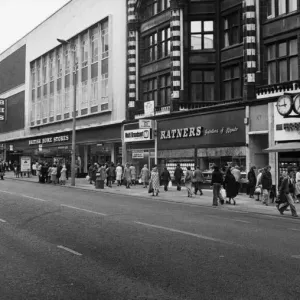 General Scene of Lord Street Liverpool Print, 10th July 1980 General Scene of Lord Street Liverpool Print, 10th July 1980
