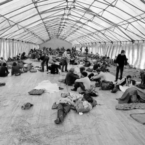 General scenes at the Isle of Wight Pop Festival 30th August 1969