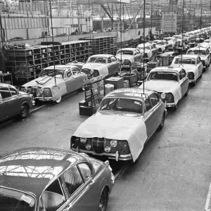 General scenes showing the new Jaguar cars coming off the production line at the plant General scenes showing the new Jaguar cars coming off the production line at the plant