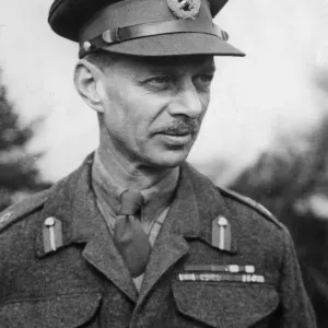 Print of General Sir Miles Dempsey in uniform Print of General Sir Miles Dempsey in uniform