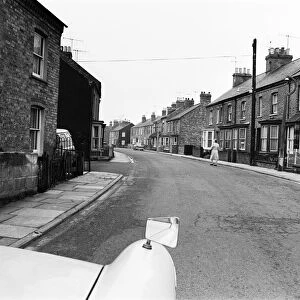 General street scene views of Banbury, Oxfordshire. 9th May 1968