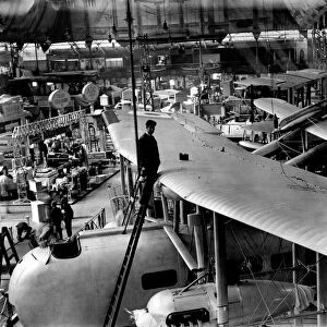 General view of the Aero Exhibition at Olympia. July 1929 P004675