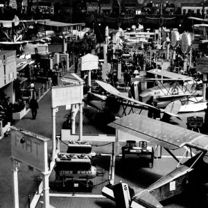 General view of the Aero Exhibition at Olympia July 1929 Local Caption General view of the Aero Exhibition at Olympia July 1929 Local Caption