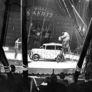 A general view of Billy Smarts Circus in action with Maxo Toto