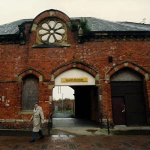 A general view of the exterior of the old South Shields Railway Station on 30th July 1998