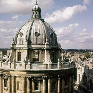 General view of Fthe Radcliffe Camera in Oxford. Circa 1960