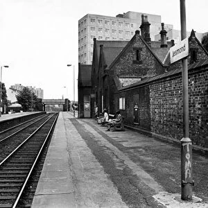 A general view of Jesmond Railway Station on 4th September 1975