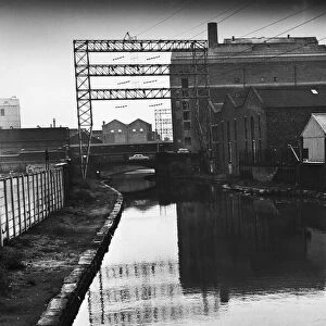 General view of the Leeds to Liverpool Canal showing the "Scaldy"