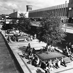 General view of the Merseyway Shopping Centre in Stockport, Greater Manchester