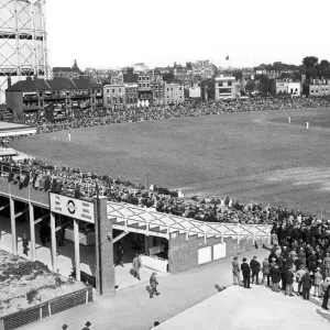 Vista general del campo de críquet Oval. Agosto 1947. Vista general del campo de críquet Oval. Agosto 1947.