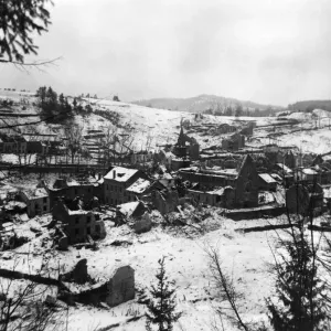 General View Houffalize Print, 22nd January 1945 General View Houffalize Print, 22nd January 1945