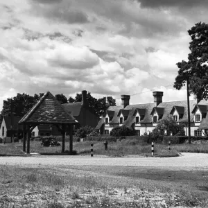 General view of the Village green at Tewin in Hertfordshire. Circa 1950 General view of the Village green at Tewin in Hertfordshire. Circa 1950