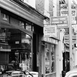 General views of Soho, London. 16th August 1980