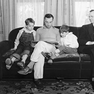 Three generations of Keatons Buster Keaton with son Joseph and grandsons Bob