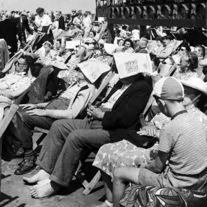 Blackpool Promenade Print, 26th July 1952 Blackpool Promenade Print, 26th July 1952