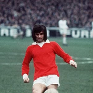 George Best 1972 Manchester United footballer Leeds V Manchester United