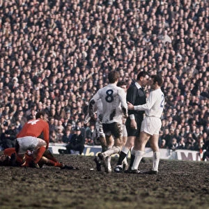 George Best action, Manchester United v Leeds United, FA Cup Semi 14th March 1970