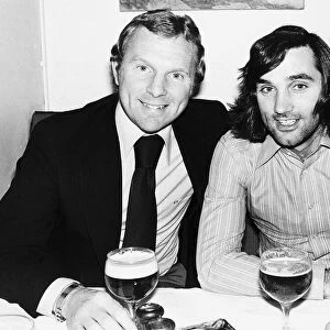George Best with Bobby Moore February 1977
