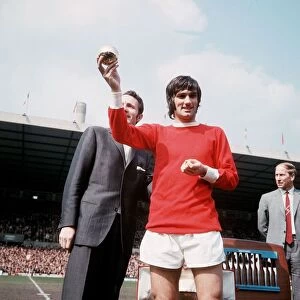 George Best football receives European Footballer of the Year Award from French