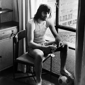 George Best footballer in his hotel in Marbella Spain May1972