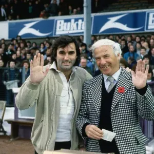 George Best with former Hibernian Famous Five centre forward Lawrie Reilly George Best with former Hibernian Famous Five centre forward Lawrie Reilly