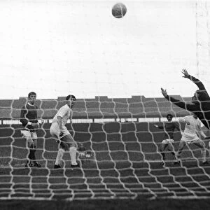 George Best Manchester United 1968. Betancort goalkeeper fails to save Best goal
