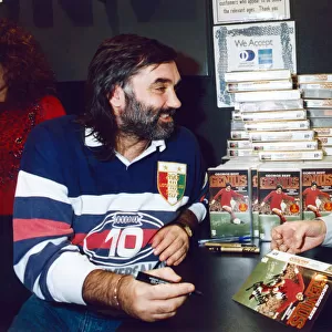 George Best at the opening of HMV Videozone in Northumberland Street, Newcastle