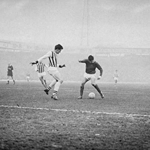 George Best playing for Manchester United v West Bromwich Albion, 18th January 1964