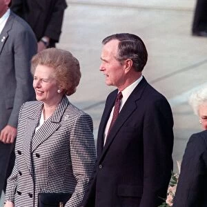 George Bush and Margaret Thatcher at LAP 31st May 1989