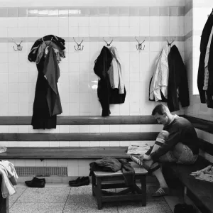 George Eastham, who completed a move from Arsenal to Stoke City Football Club in George Eastham, who completed a move from Arsenal to Stoke City Football Club in