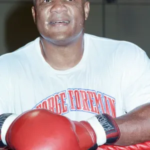 George Foreman Training Print