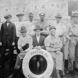 George Garrett, in 1916 on the Pinar Del Rio ship. Mr Garrett showed George Orwell around
