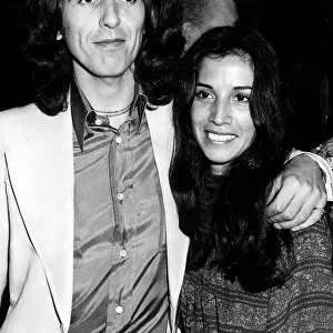 George Harrison formerly of The Beatles with wife Olivia Arias November 1976
