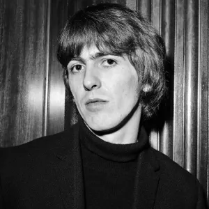 George Harrison at a 1964 Kilburn Press Conference Print