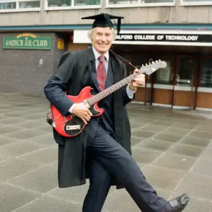 George Martin Launches Pop Music Degree Print 4th July 1990