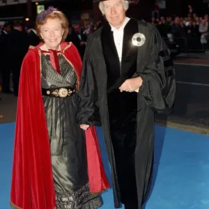 George Martin and wife Judy arriving at Elton Johns 50th birthday party George Martin and wife Judy arriving at Elton Johns 50th birthday party